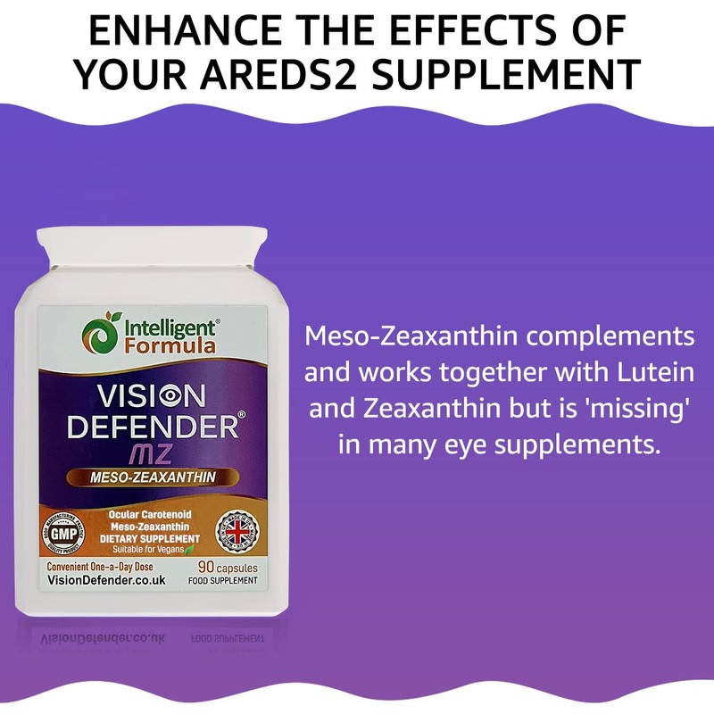 Vision Defender MZ Eye Health Supplement – 10mg Meso-Zeaxanthin from