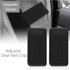2x Car Seat Belt Adjuster Car Seatbelt Clip Strap Buckle