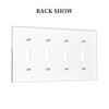 CZRPKEN Decorative Light Switch Cover Plate Rustic Brown Wood Deer