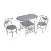Badger Basket Elegant Tea Time Metal Doll Table and Chair