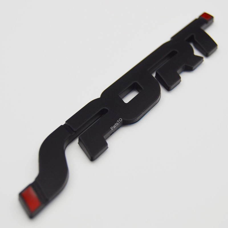 2 calcomanías de metal deportivo negro con calcomanía para Ford