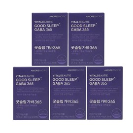 Vital Beauty Good Sleep GABA 365 430mg x 60 tablets (5) / 바이탈뷰티 굿슬립 가바365 430mg x 60정 5개