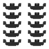 10pcs Headlight Trim Ring Clips 51132752145 Plastic Front Headlight Bezel