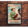 Be a Marine - Woman Recruitment - WW2 Poster-12 x