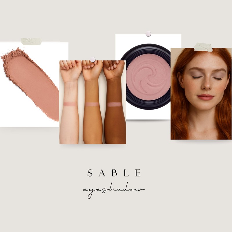 Gabriel Cosmetics,Vegan, Eyeshadow, Sable,0.07 oz.