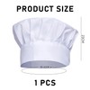 1 Piece Chef Hat, Baker Hat, Cooking Chef Hat, Adjustable