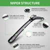 Windshield Wipers,ASLAM Type-G 26"+20" Wiper Blades:All-Season Blade for Original Equipment