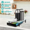 ROWISE Coffee Pod Drawers, Crystal Tempered Glass Pod Holder Drawer