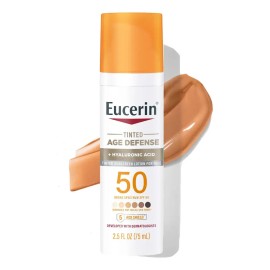 Loción Protectora Solar Eucerin Sun Tinted Age Defense Spf 50