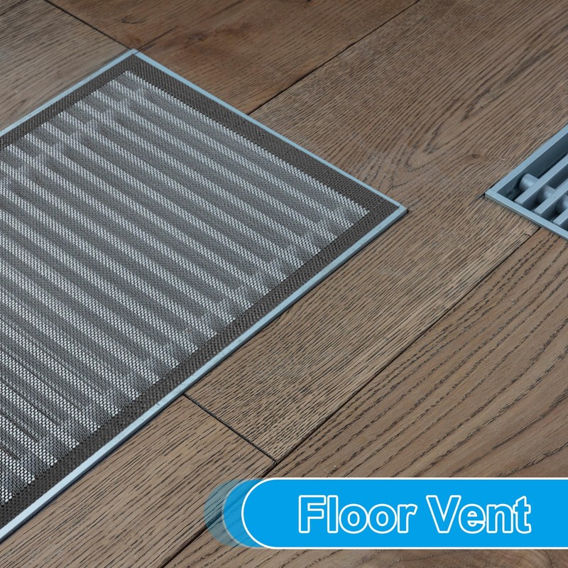 PATIKIL 4"x10" Magnetic Vent Cover, 4 Pack Floor Wall Air