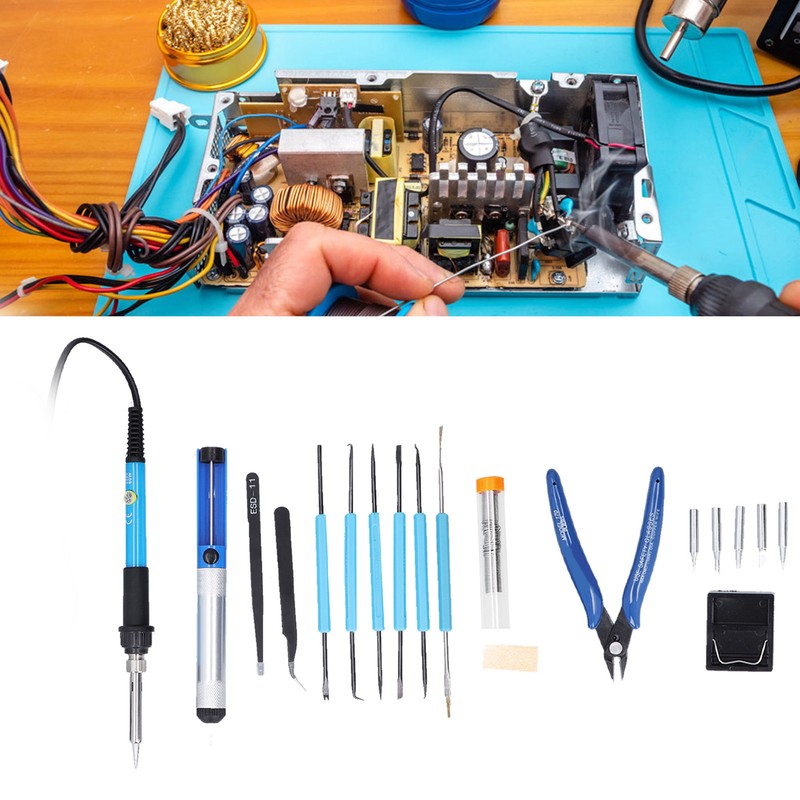 Soldering Iron Kit with Electric Soldering Iron Welding Iron Tips