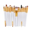 Glamza 20 Pieces White Eye and 15 Pieces Contour Palette
