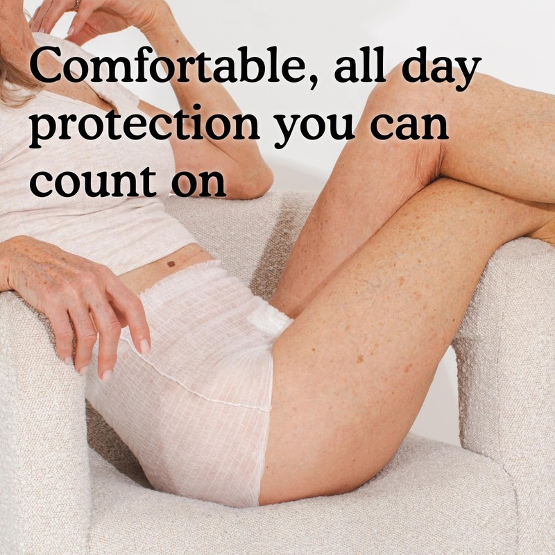 Because Adult Incontinence Underwear for Sensitive Skin - Women -