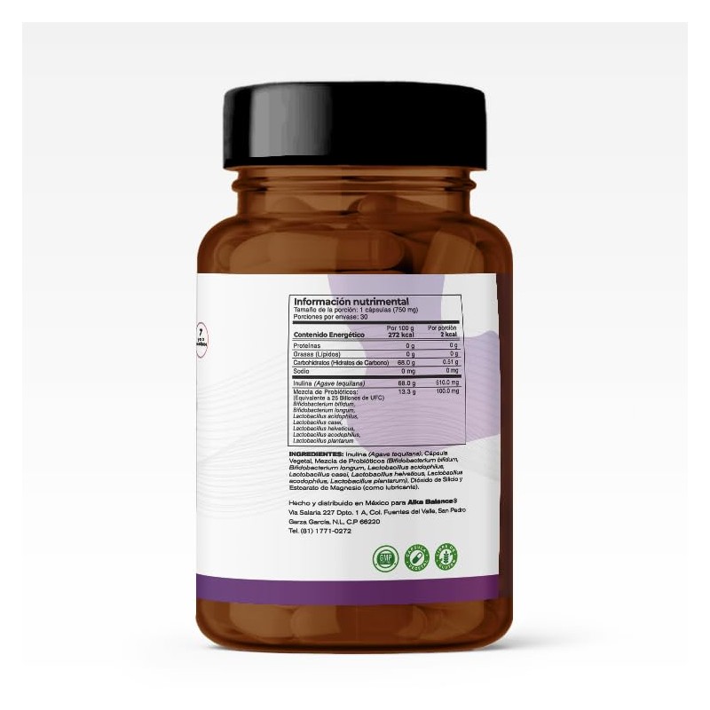 Probióticos Y Prebióticos - 30 Capsulas