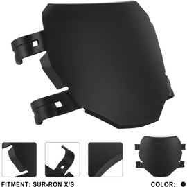 IUVWISN Electric Dirt Bike Number Plate Front License for Surron Sur Ron LBX Talaria Sting MX3/R MX4 Talaria XXX E-Ride Pro SR S SS 2.0 3.0 Tutti Soleil 01 Rawrr Mantis Ebox Dragster ETM RTR Black