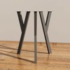 MBQQ Industrial Y Shape Restaurant Table Base,28”Height Furniture Legs