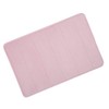 Lilac Microfibre Memory Foam Bathroom Bath Mat With Non Slip