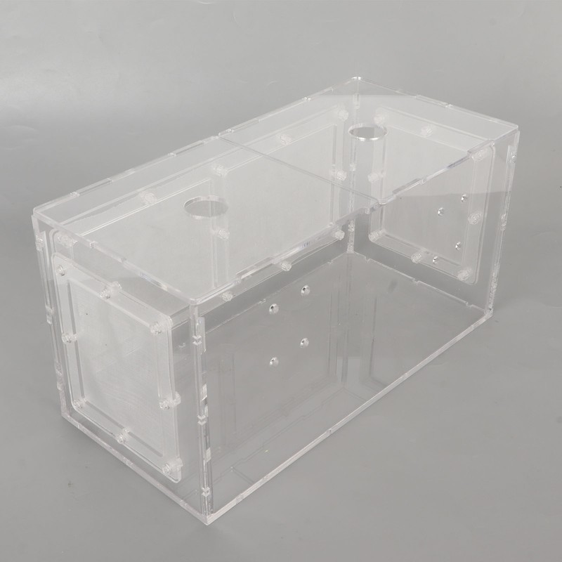 Fish Breeding Isolation Box Transparent Mesh Side Fish Tank Incubator