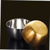 Mobestech 2pcs Stainless Steel Sauce Salad Bowl Multipurpose Kitchen Utensils