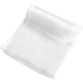 Silk 6 inch (White) Magic by Gosh, Magic Trick, No Skill Required