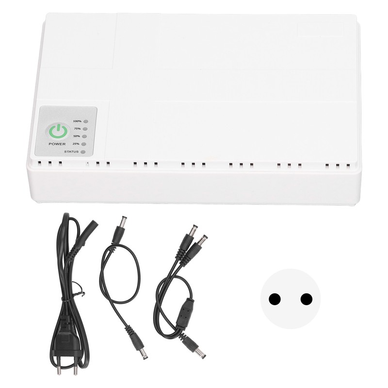 Mini UPS Battery Backup 10400mAh 5V 9V 12V POE 15V