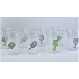 Pickleball Party Disposable Plastic Cups, Bachelorette Drinks, Birthday Supplies, 24 Count
