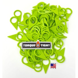 Torque-Tight™ 22mm (7/8") Lug Nut Indicators, 1/8" Thick – Visual Safety Markers for Wheel Torque – Commercial Fleet & Trailer Use – Made in USA (Green)