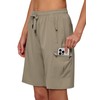 Willit Women's 9'' Hiking Cargo Athletic Shorts with Zipper Pockets