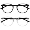 OPULIZE-Met 2 Paquete de gafas de lectura con bloqueo de