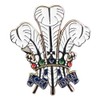 Mainly Metal Blue Enamel Pin Badge Prince of Wales Plume