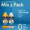 Syruvia Sugar-Free Coconut and Peach Syrup Fruit Favorites Variety Pack
