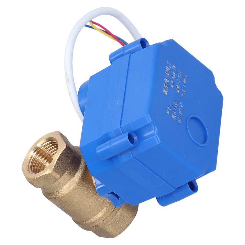 Electric Ball Valve BSP Brass Motorized 3 Wire DC3~6V Through