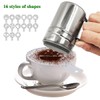 Powdered Sugar Shaker Duster with Handle, SENHAI 2pcs Stainless Steel