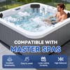 4 Pack HTCP8-05-0094 X540720 Hot Tub Headrest Pillow for master