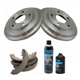 TRQ Rear Brake Drum & Shoe Kit w/Fluids for Honda Civic DX LX LX-S HF New