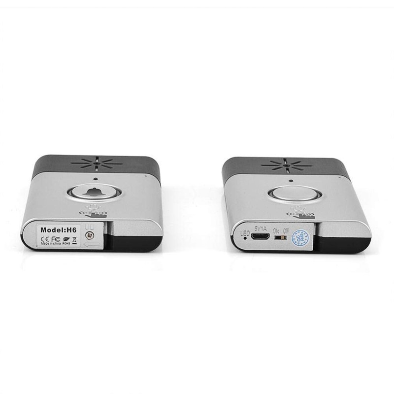 Garsent Wireless Intercom Doorbell, Wireless Doorbell with 200 m Range,