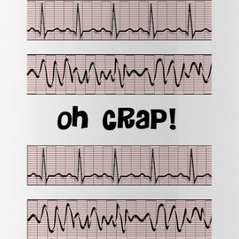 CafePress Oh Crap Cell Phone Cases CP Stainless Water Bo 1.0L (34 oz) Stainless Steel Water Bottle