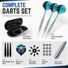 Professional Darts Set with Case 3 Pack Aluminum 22g Darts