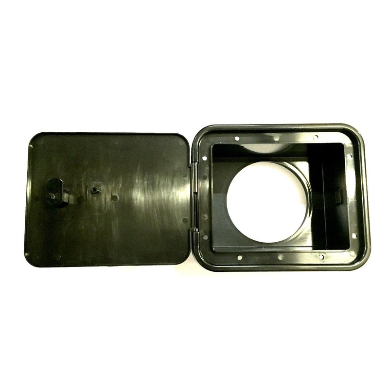 Valterra RV Sewer Hose Compartment Door Assembly With Thumb Lock