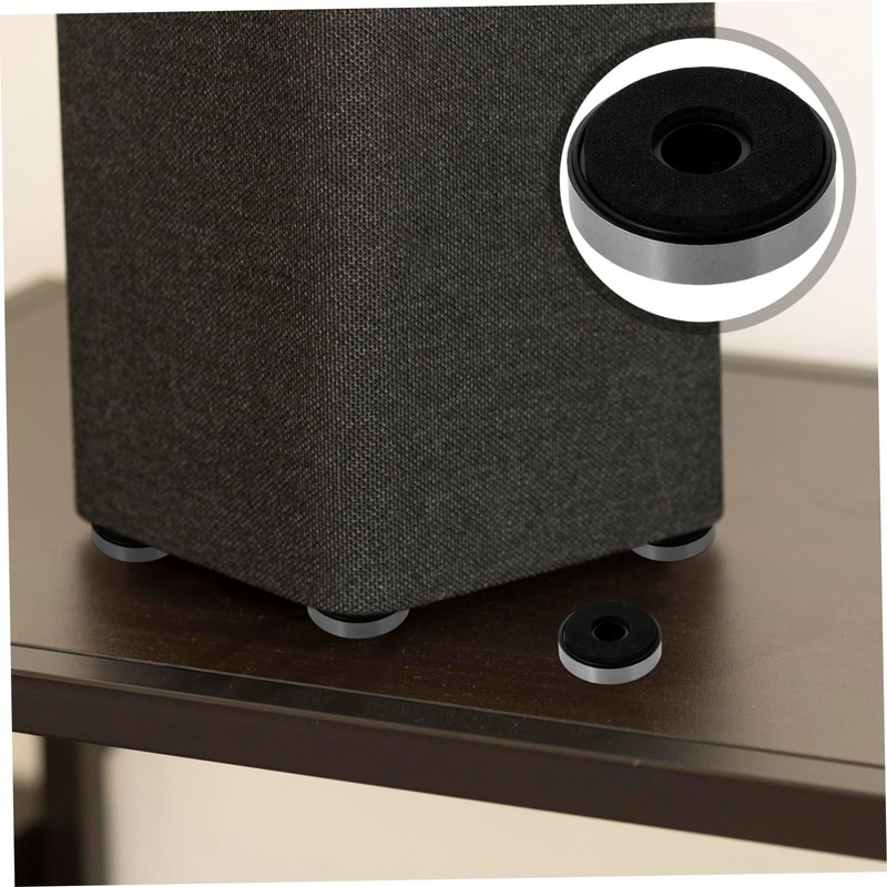 MERRYHAPY Easy Install Speaker Isolation Feet 10 Pack for Amplifiers