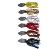 ZOKBOM 6 Pieces Artificial Lures for Bass Chatterbait Pike Chatterbait