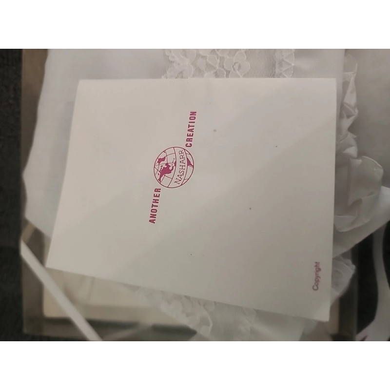 Nasharr Vintage Baby Bonnet The Magic Hanky Wedding New