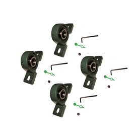 Replacement part fits (4 Pcs) 1" Bore "Solid Base" Self-Aligning Pillow Block Bearing Ucp205-16 P205 CHStet35752