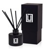 Reed Diffuser Set, Jasmine, Oud & Sandalwood, 6 Reed Sticks,