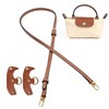DARENYI Longchamp Mini Bag Strap Leather Replace Brown Adjustable Longchamp