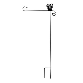 Briarwood Lane Wrought Iron Flip Flops Garden Flag Stand 40" H