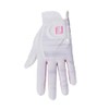 FootJoy Women's Golf Gloves, Staycool EX, Ambidextrous, White/Pink, 8.3 inches