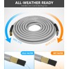 NAVOHEVEN Pressure Washer Hose 50FT 4000 PSI, Kink Resistant Steel