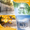 Car Windshield Snow Cover for Ice & Snow Protection,4-Layer Universal