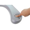 Universal Waterproof Leather Toilet Seat Cushion, Raised Padded Design, Soft